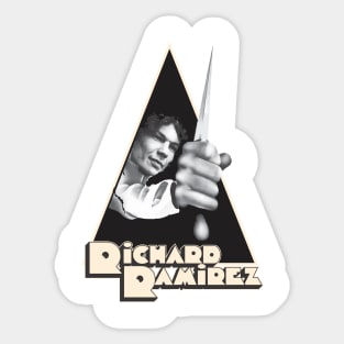 Richard Ramirez the Night Stalker - Serial Killers - True Crime Sticker